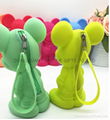 2017 cartoon Mickey mouse silicone Coin Purse Candy Color Cute wallet 5