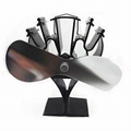 2 Blades Heat Powered  Fan for stove 3