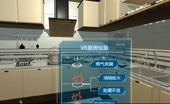 時空門VR廚房火災演練,VR消防，VR地震，VR火災逃生，VR科普