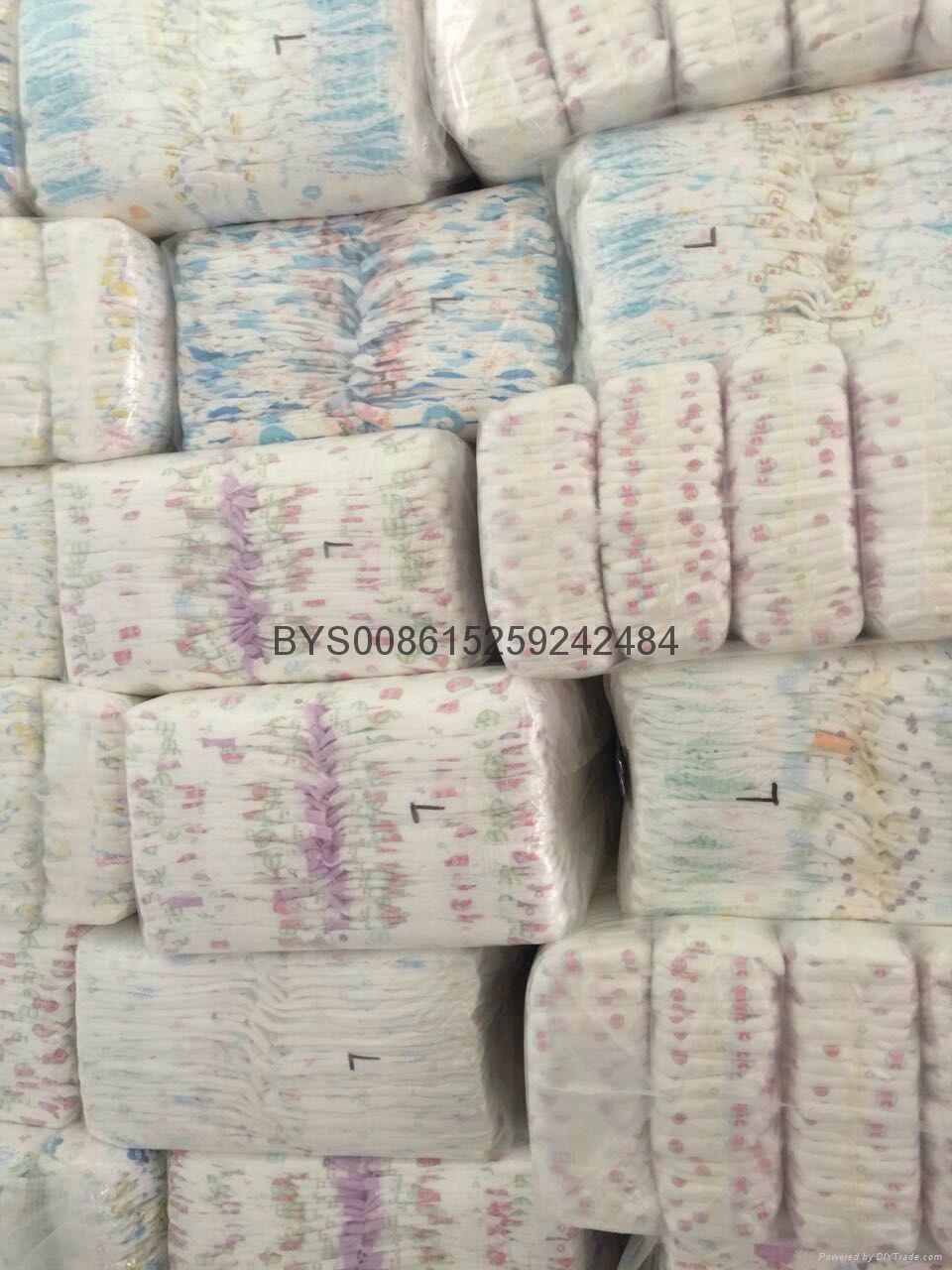 B grade hight quality baby diaper  2