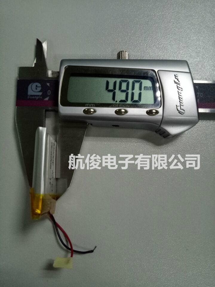 耐高温聚合物锂电池 502530 2
