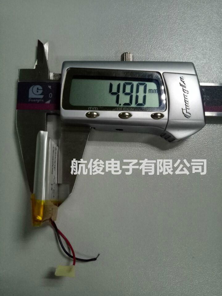 耐高溫聚合物鋰電池 502530 2