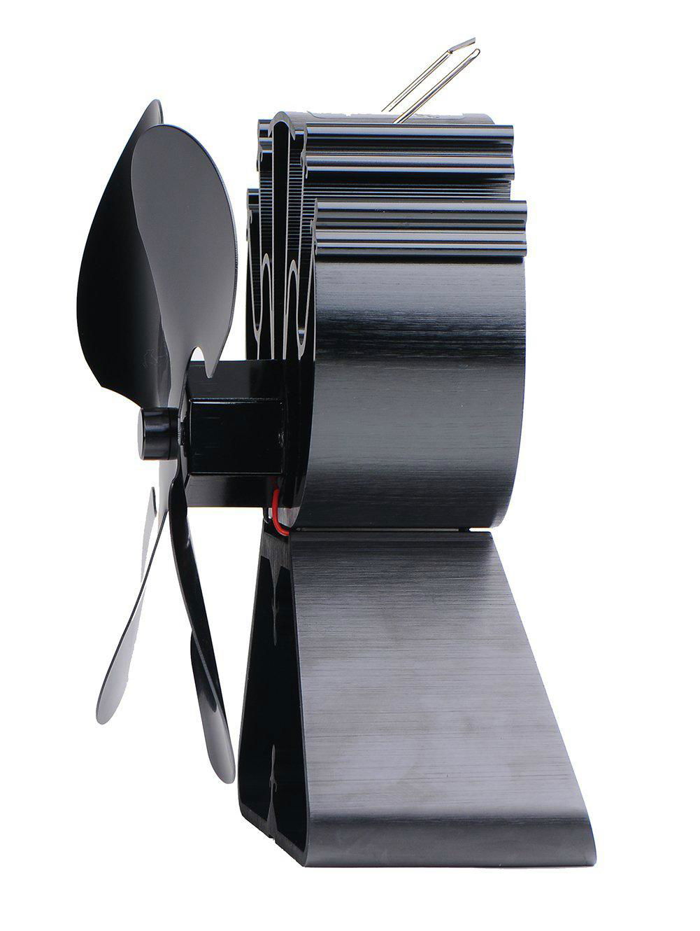 Eco-friendly self powered heat powered wood stove top fan with 4 blades  4