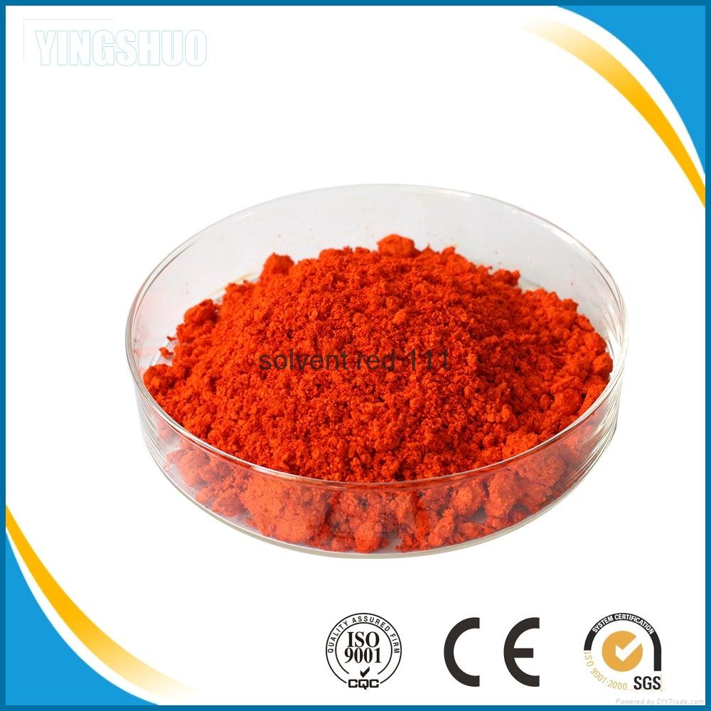 plastic dye solvent red 111 for resin smoke wax 3