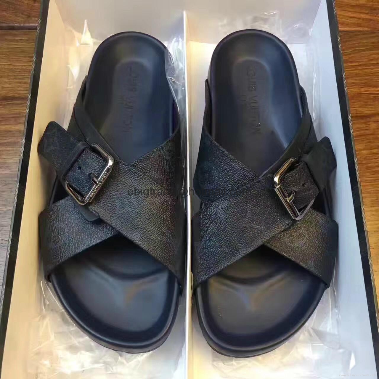 Cheap LOUIS VUITTON men&#39;s Sandals LV slippers LV sandals LV FLIP FLOPS ON SALE (China Trading ...