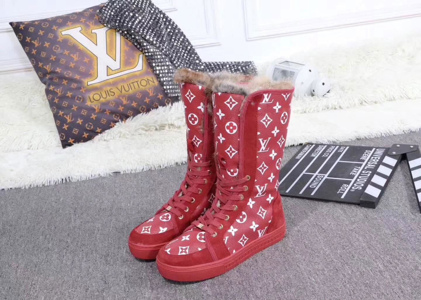 louis vuitton supreme boots