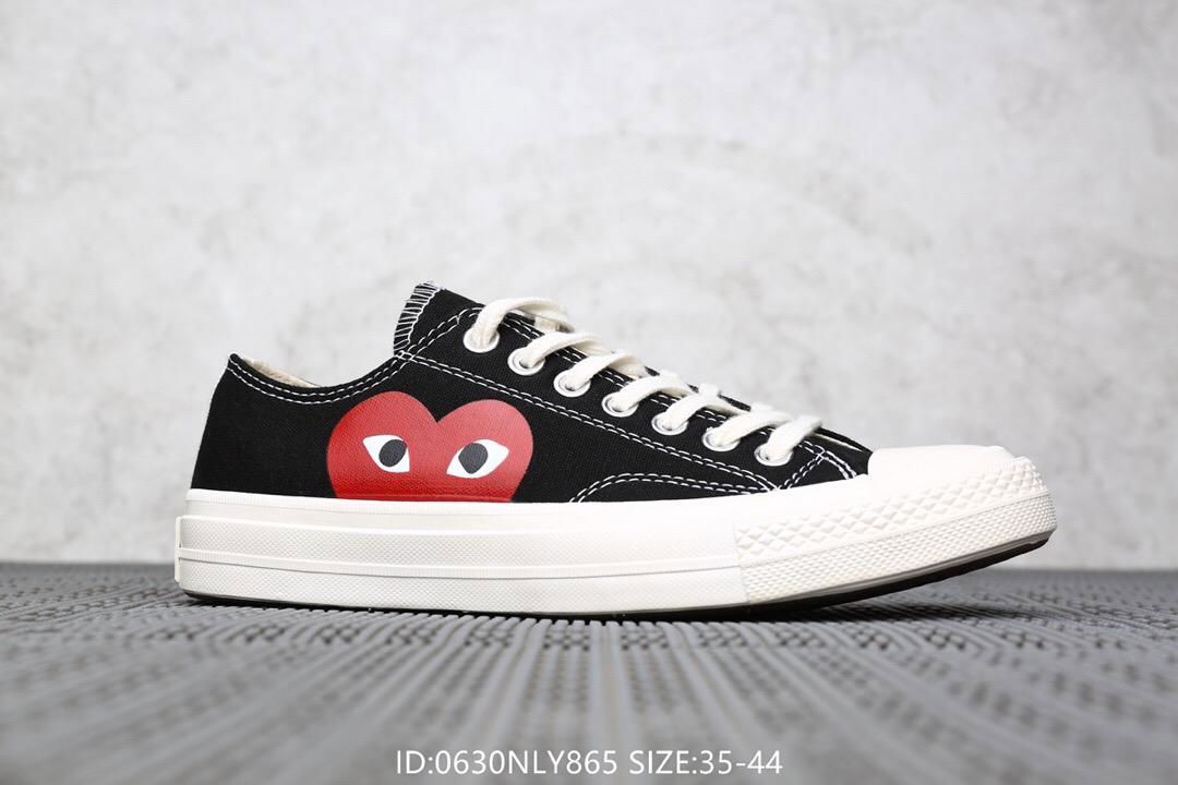 COMME DES GARCONS PLAY Chuck Taylor x CONVERSE White / Black 3