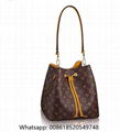               Monogram Neo Noe Brown Bags     eo Noe drawstring shoulder Bags  3