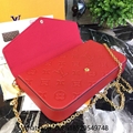 Louis Vuitton Empreinte Leather LV Chain Wallet LV Clutch Bags Empreinte LV bags