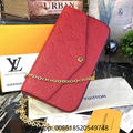 Louis Vuitton Empreinte Leather LV Chain Wallet LV Clutch Bags Empreinte LV bags