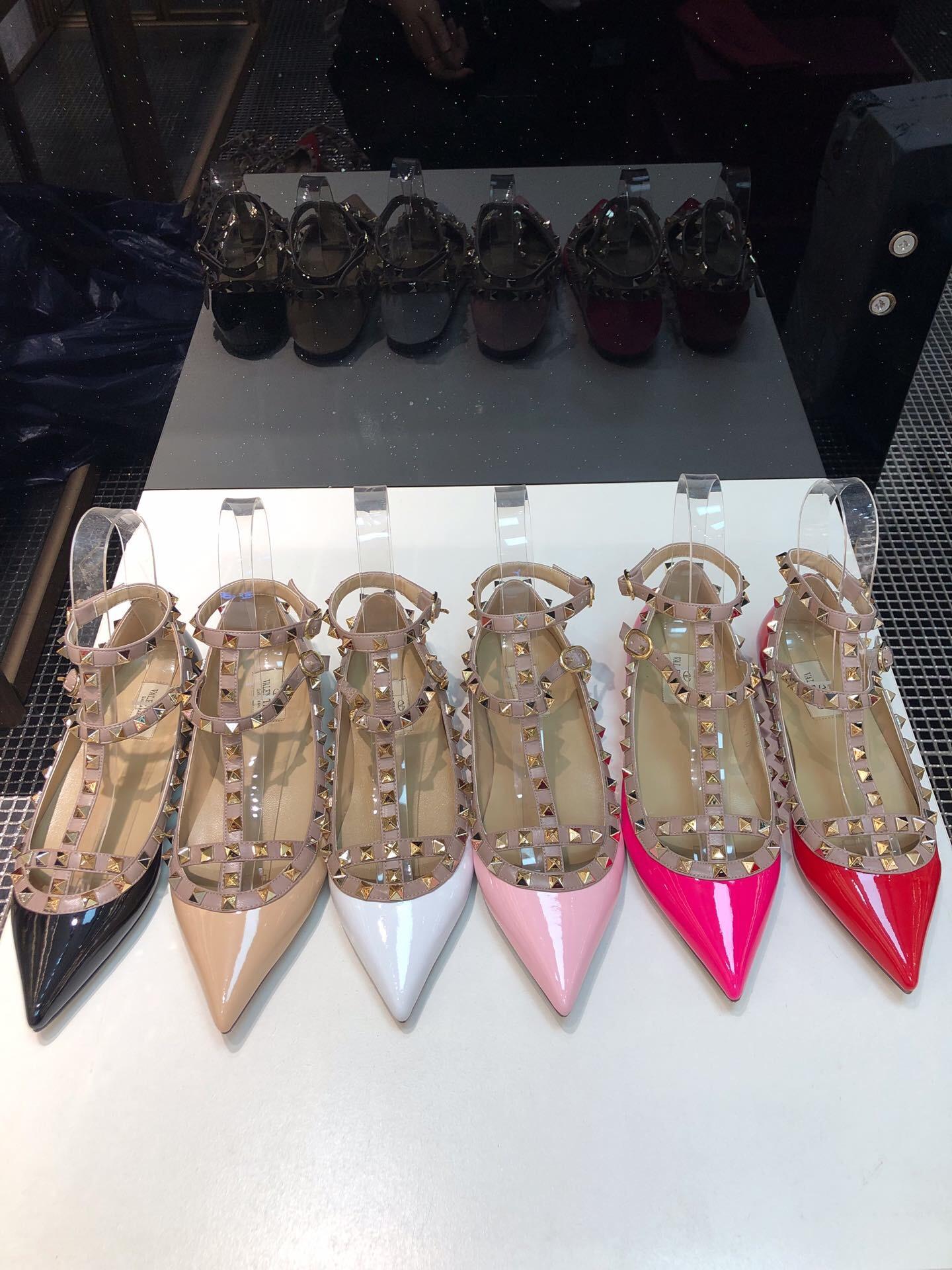 fake valentino flats