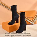 Louis Vuitton Silhouette ankle Boots Louis Vuitton women's boots Cheap LV Boots