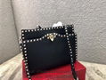 Valentino GRAIN CALFSKIN LEATHER ROCKSTUD HOBO Bags Valentino handbags Price