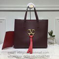 Replica           handbags Price           Garavani EW VRING calfskin shopper 4