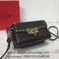 Small Valentino Garavani Rockstud crossbody bag in grainy calfskin leather