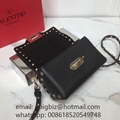 Small Valentino Garavani Rockstud crossbody bag in grainy calfskin leather