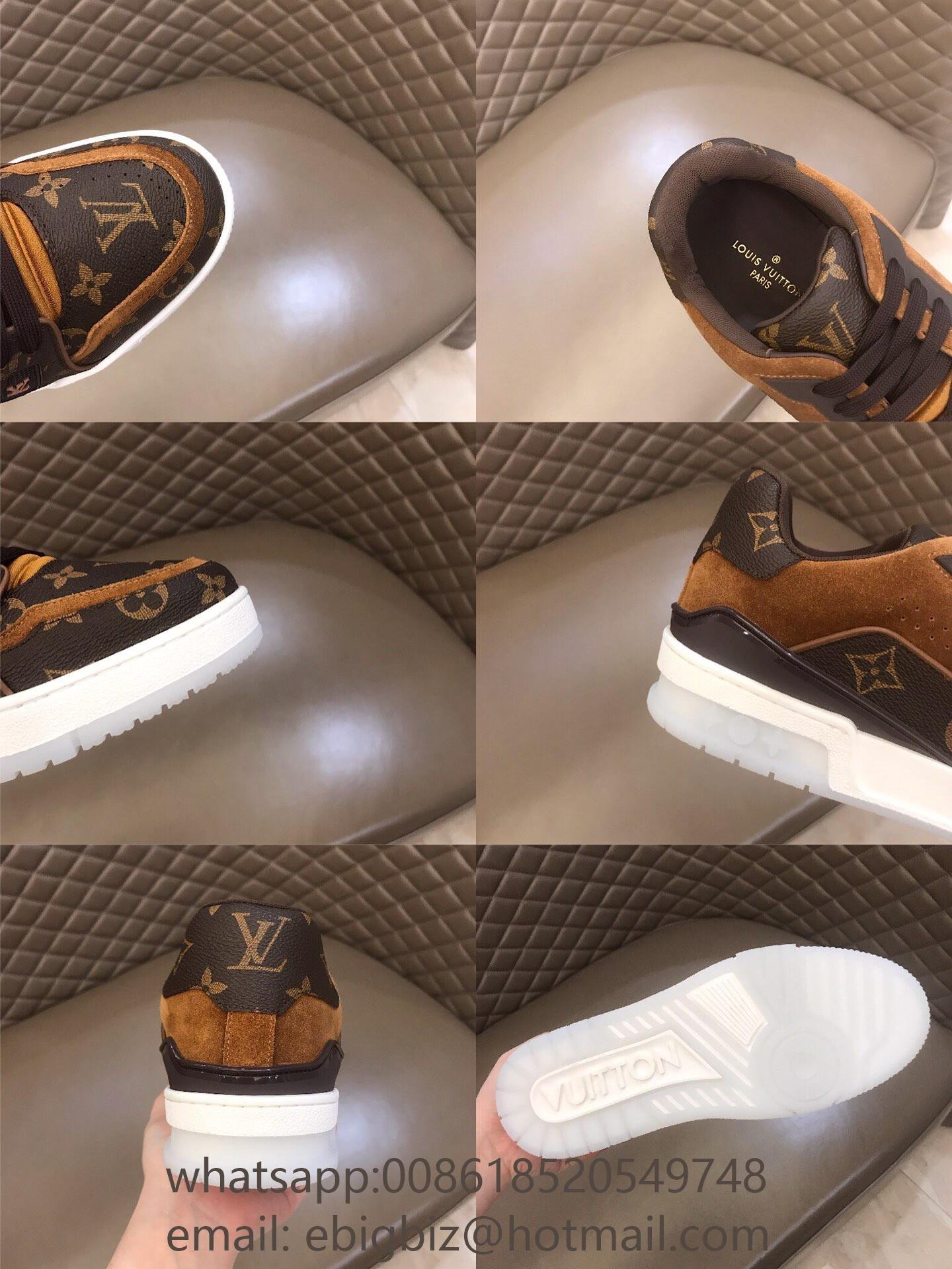 LV Trainer sneakers Cheap LV sneakers for men Louis Vuitton shoes online outlet (China Trading ...