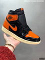 Nike Air Jordan 1 AJ1 Shattered blackboard Cheap air jordan 1 shoes for men