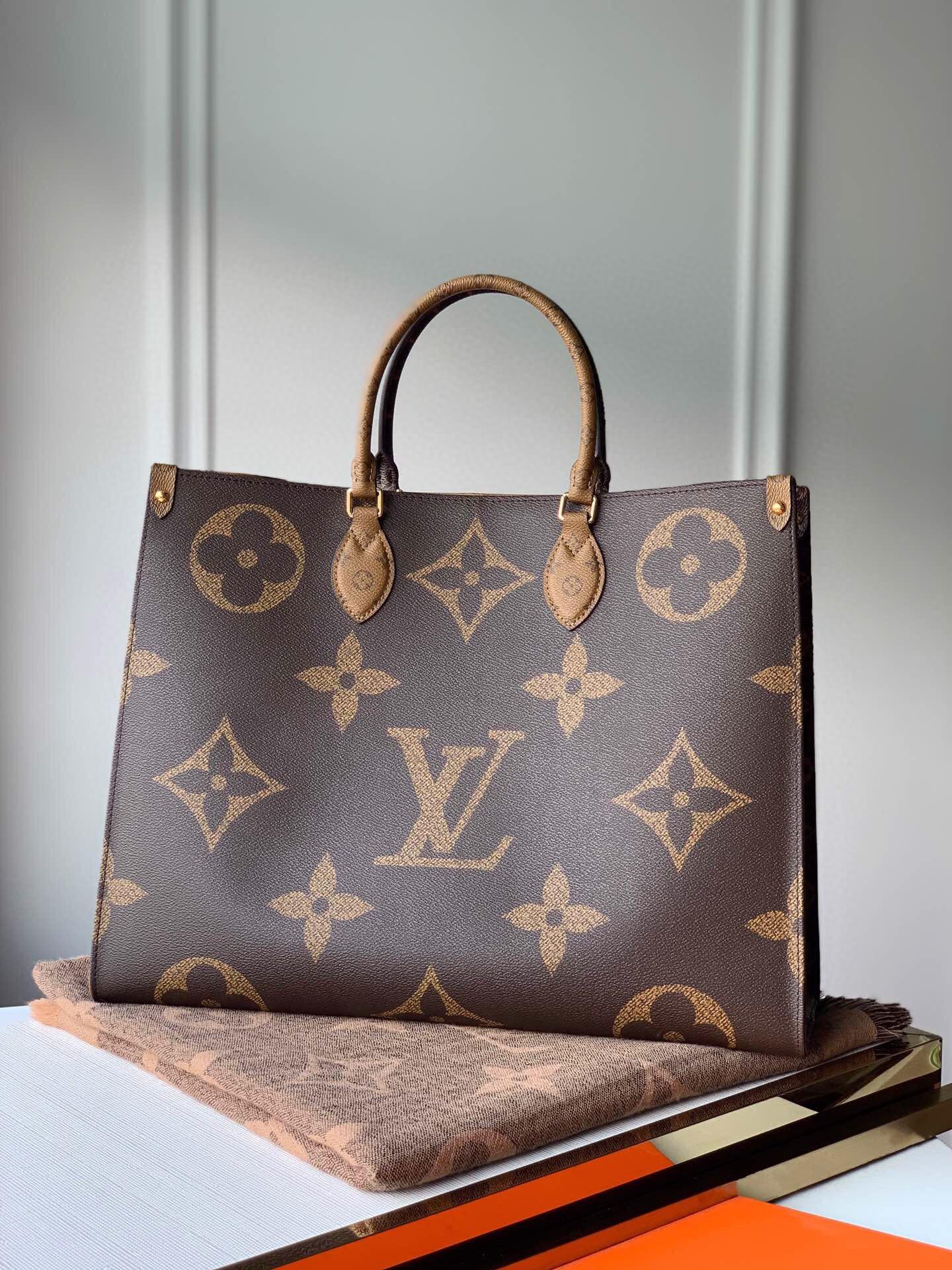 Louis Vuitton Onthego GM/MM Monogram Handbag Tote Cheap LV handbags on ...