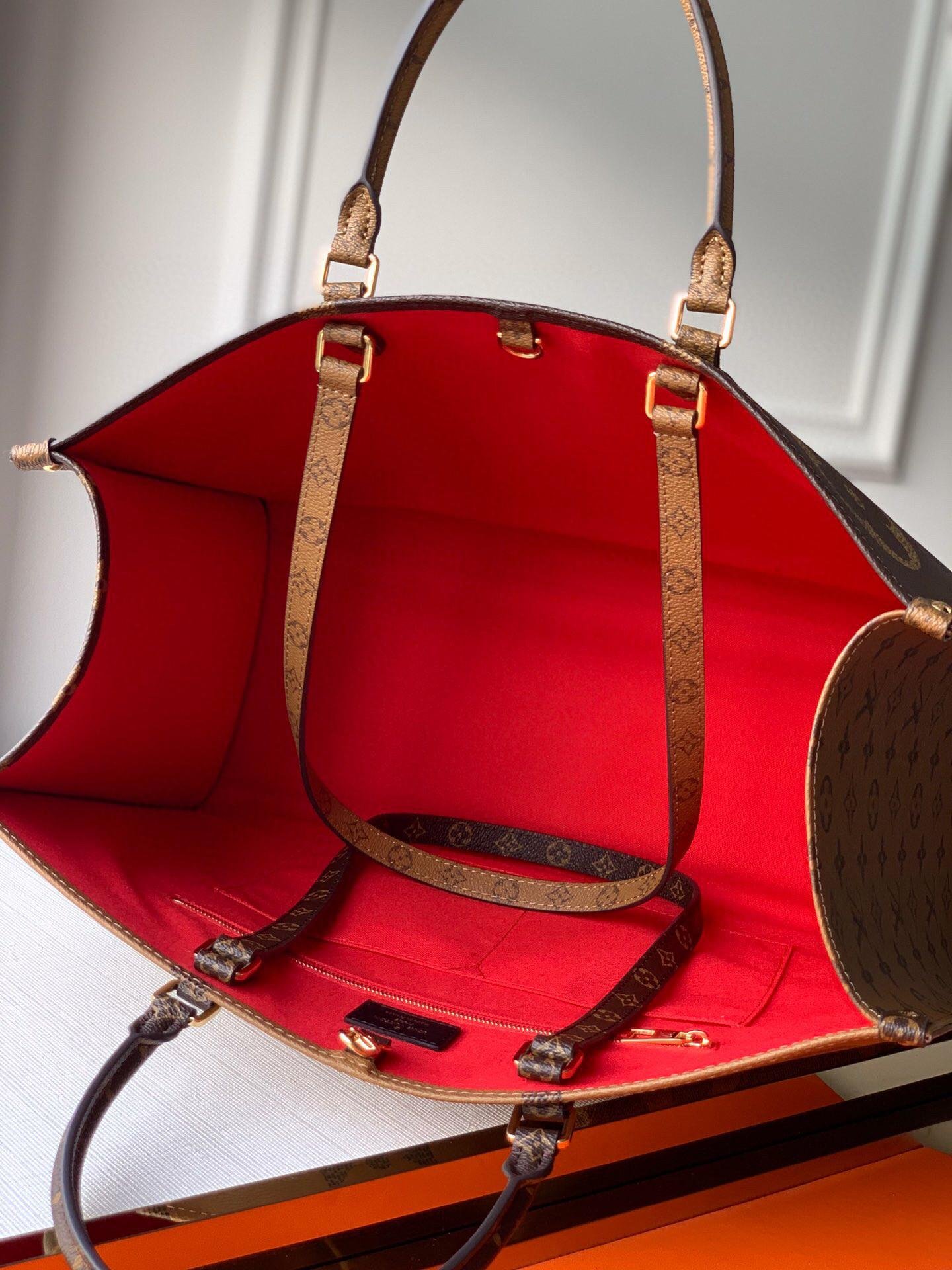 Louis Vuitton Onthego GM/MM Monogram Handbag Tote Cheap LV handbags on
