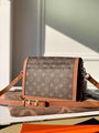 Louis Vuitton Monogram Dauphine MM Bag Chain Shoulder Canvas Auth New LV handbag