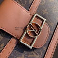               Monogram Dauphine MM Bag Chain Shoulder Canvas Auth New     andbag 9