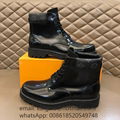 Cheap Louis Vuitton men Boots Louis Vuitton Mens Leather Ankle Boots new 2021