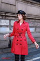 Women's Vintage Burberry Beige Check Trench Coat burberry Trench Coat for women