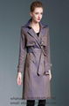 Women's Vintage Burberry Beige Check Trench Coat burberry Trench Coat for women