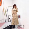 Women's Vintage          Beige Check Trench Coat          Trench Coat for women 15