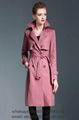 Women's Vintage          Beige Check Trench Coat          Trench Coat for women 20