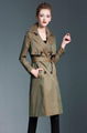 Women's Vintage Burberry Beige Check Trench Coat burberry Trench Coat for women