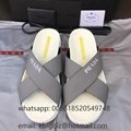 Cheap Prada leather Slides Sandals for men Prada Sandals Wholesale Prada shoes