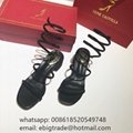 Cheap Rene Caovilla Crystal-strap Satin Mules Discount Rene Caovilla Women Shoes 10