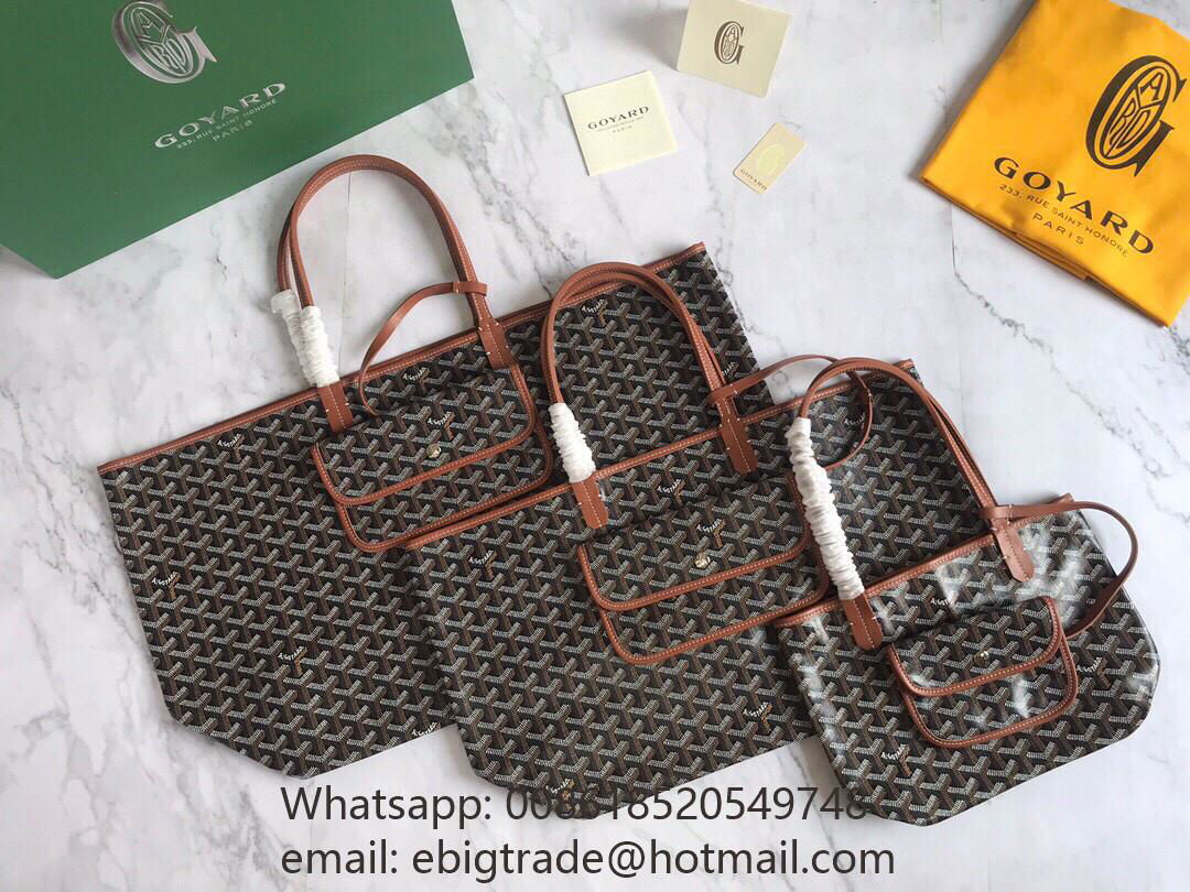 Cheap GOYARD Saint Louis Coated Canvas Tote Bags Wholesale Goyard handbags Price 2