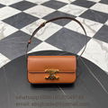 Celine Triomphe Shoulder Bag Shiny Calfskin Leather Bags Ceine bags on sale