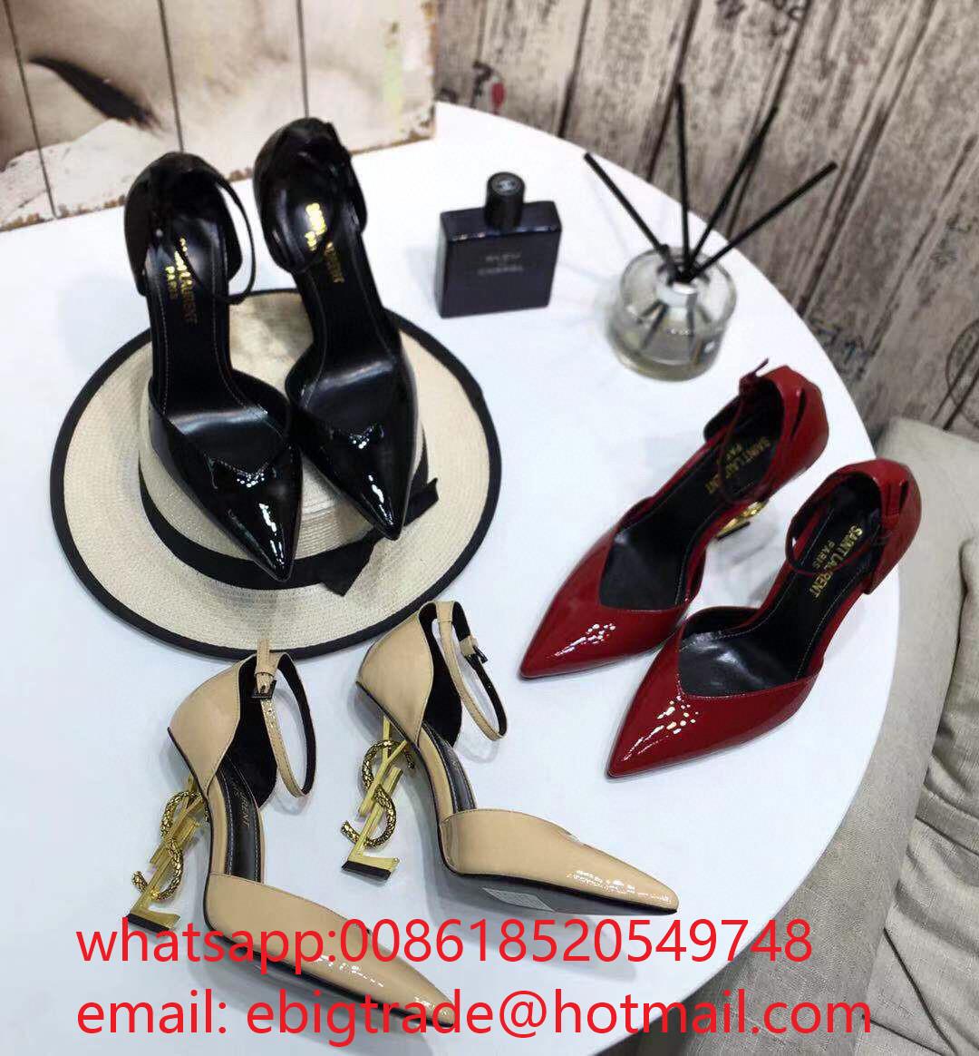 Saint Laurent Cassandra High Heel Sandals Saint Laurent Tribute Sandals heels 7