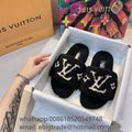 Cheap Louis Vuitton Paseo Flat Comfort Mule Louis Vuitton LV Fur Slide Sandals