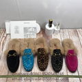 Wholesale Gucci Fur loafers Cheap gucci Fur Slides discount Gucci Mules men