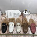 Wholesale Gucci Fur loafers Cheap gucci Fur Slides discount Gucci Mules men