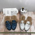 Wholesale Gucci Fur loafers Cheap gucci Fur Slides discount Gucci Mules men