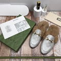 Wholesale Gucci Fur loafers Cheap gucci Fur Slides discount Gucci Mules men