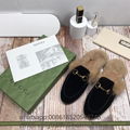 Wholesale Gucci Fur loafers Cheap gucci Fur Slides discount Gucci Mules men