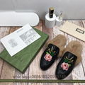 Wholesale Gucci Fur loafers Cheap gucci Fur Slides discount Gucci Mules men