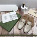 Wholesale Gucci Fur loafers Cheap gucci Fur Slides discount Gucci Mules men