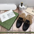 Wholesale Gucci Fur loafers Cheap gucci Fur Slides discount Gucci Mules men