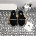 Cheap Ugg fur slides Discount Ugg fur sandas Wholesale Fur UGG Slippers Sandals 