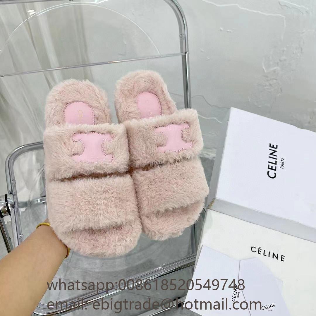 Cheap        Furry Slides Sandals        fur Slides        Wool Slippers Price 2