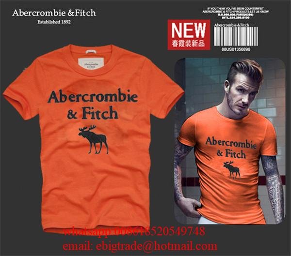 Wholesale Men's Abercrombie & Fitch t shirts Cheap Abercrombie & Fitch AF men's 2