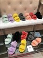 Cheap     Slippers Wholesale     Warm Fluffy Faux Fur Slippers Slides Sandals 9